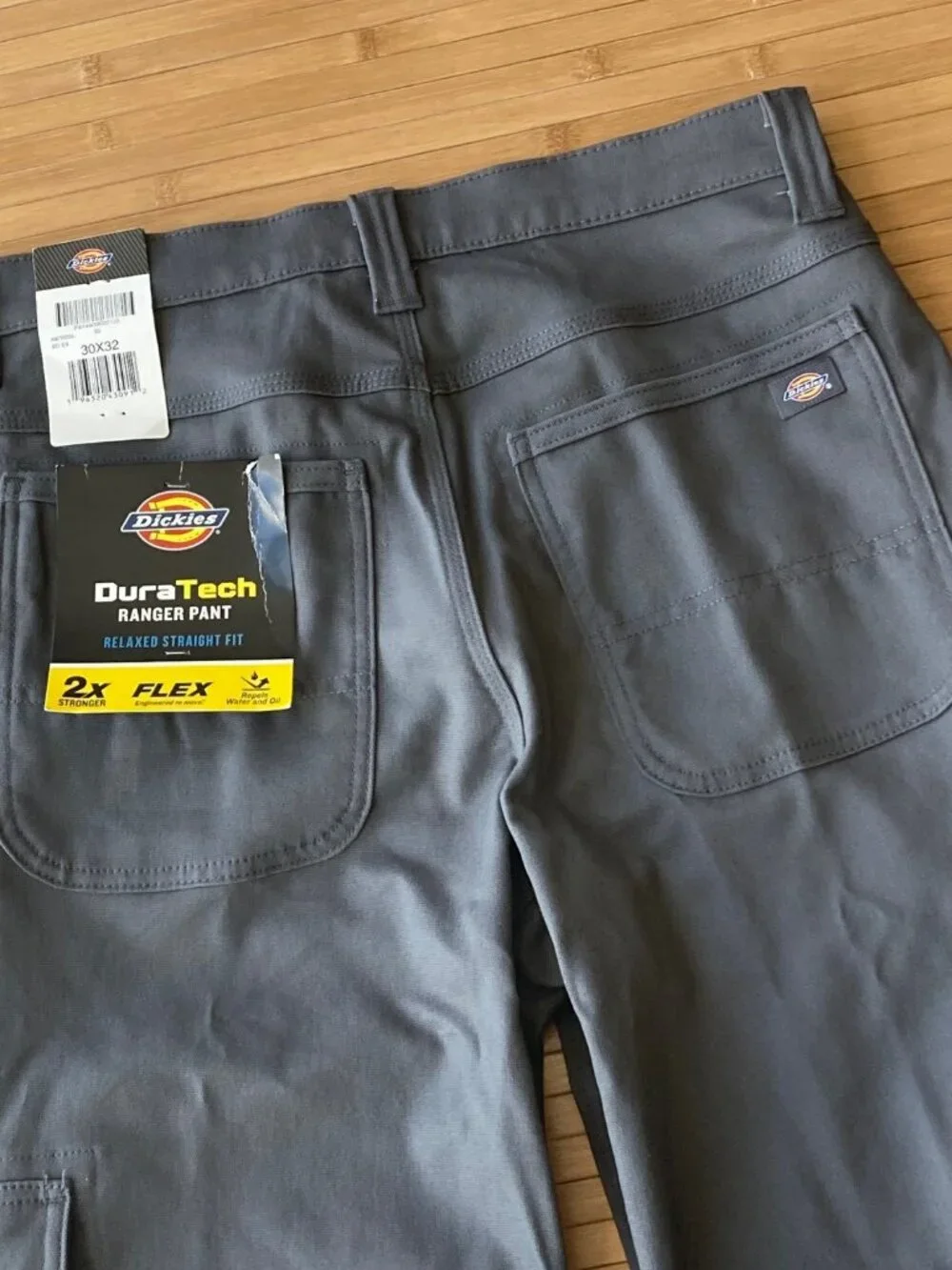 Dickies Duratech Flex Ranger Pants Relaxed Straight Fit Mens 30x32 Slate NWT